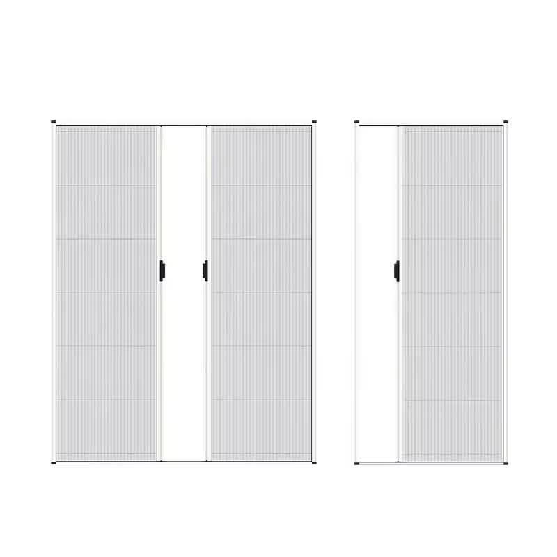 Hinged insect screen in interior — view 1