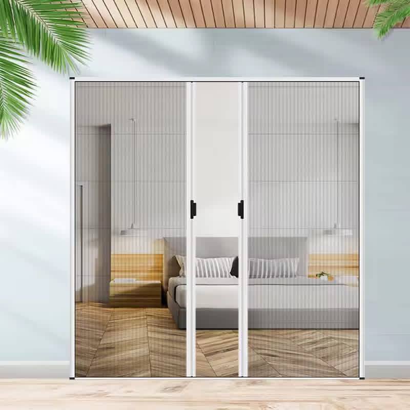 Hinged insect screen in interior — view 2