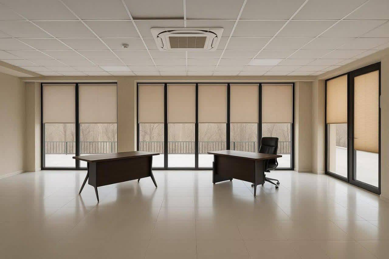 Roller blinds in a modern interior — view 1