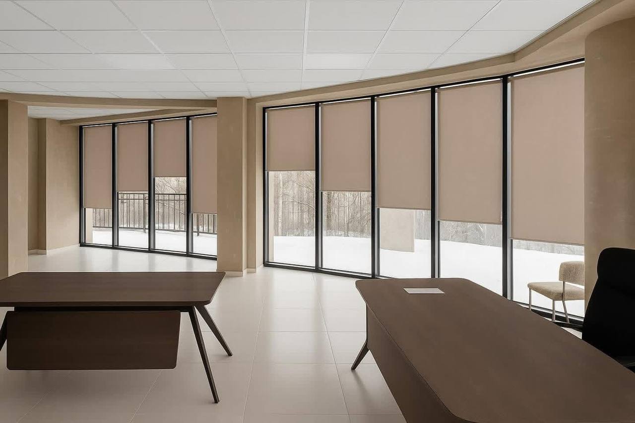 Roller blinds in a modern interior — view 2