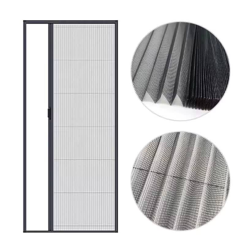 Pleated insect screen in interior — view 6