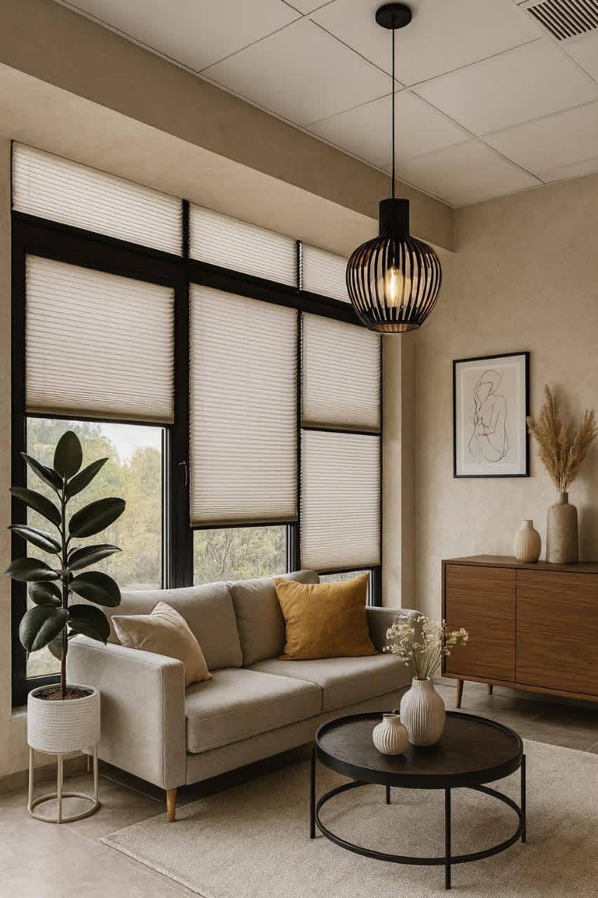 Pleated blinds in a modern interior — view 5