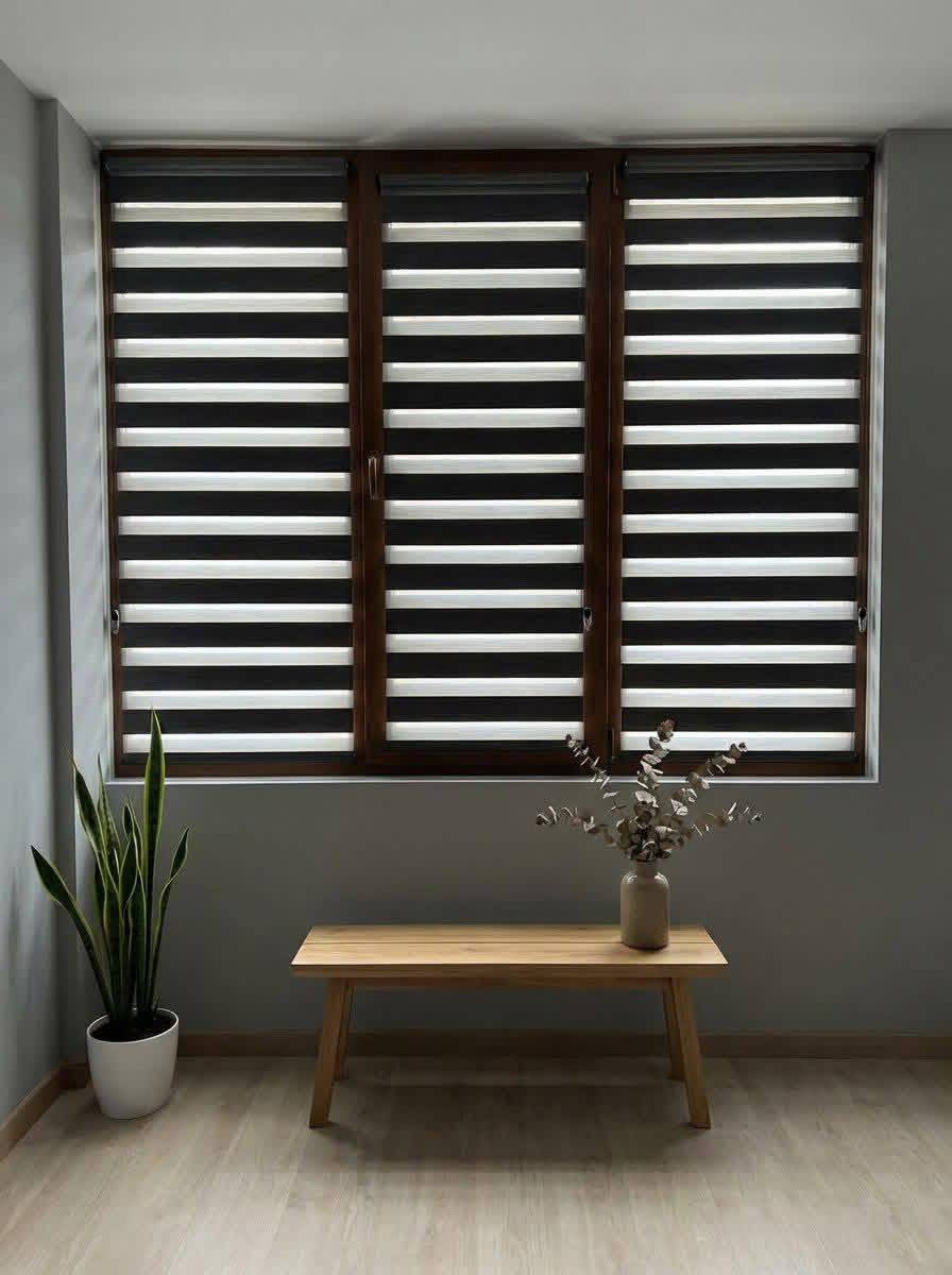 Zebra blinds in a modern interior — view 2