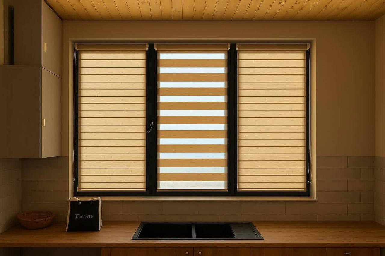Zebra blinds in a modern interior — view 3