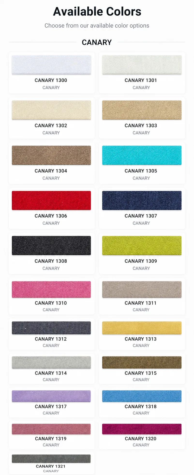 Pleated Blinds available color catalog page 12